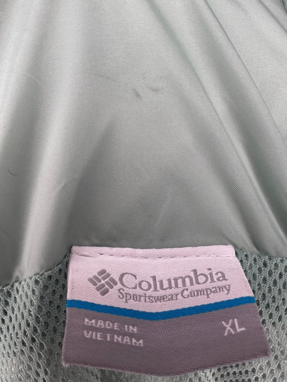 Columbia Women's Mint Green Arcadia II Waterproof Hooded Rain Jacket - Picture 12 of 12